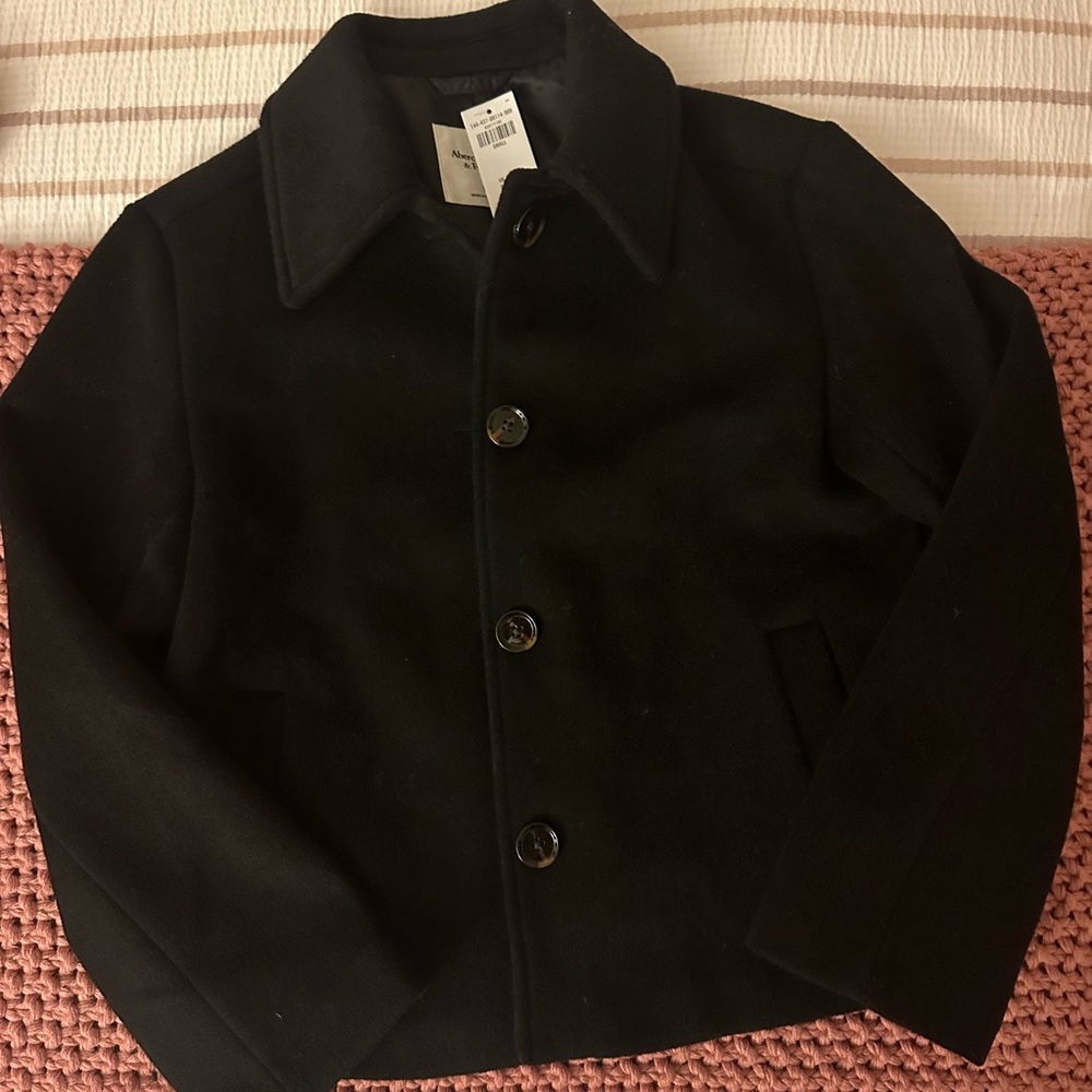 Abercrombie & Fitch Black Coat